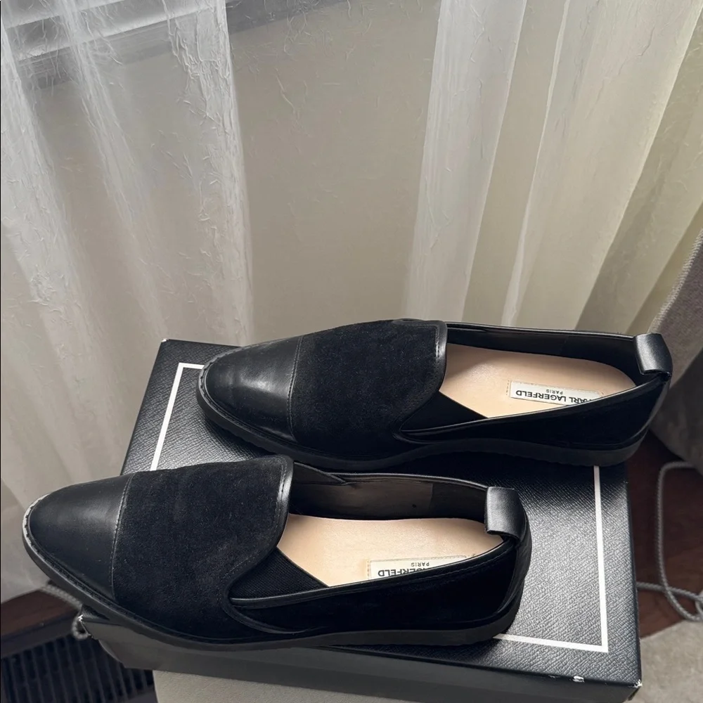 Karl Lagerfeld Black Women's Flats - Picture 4 of 9
